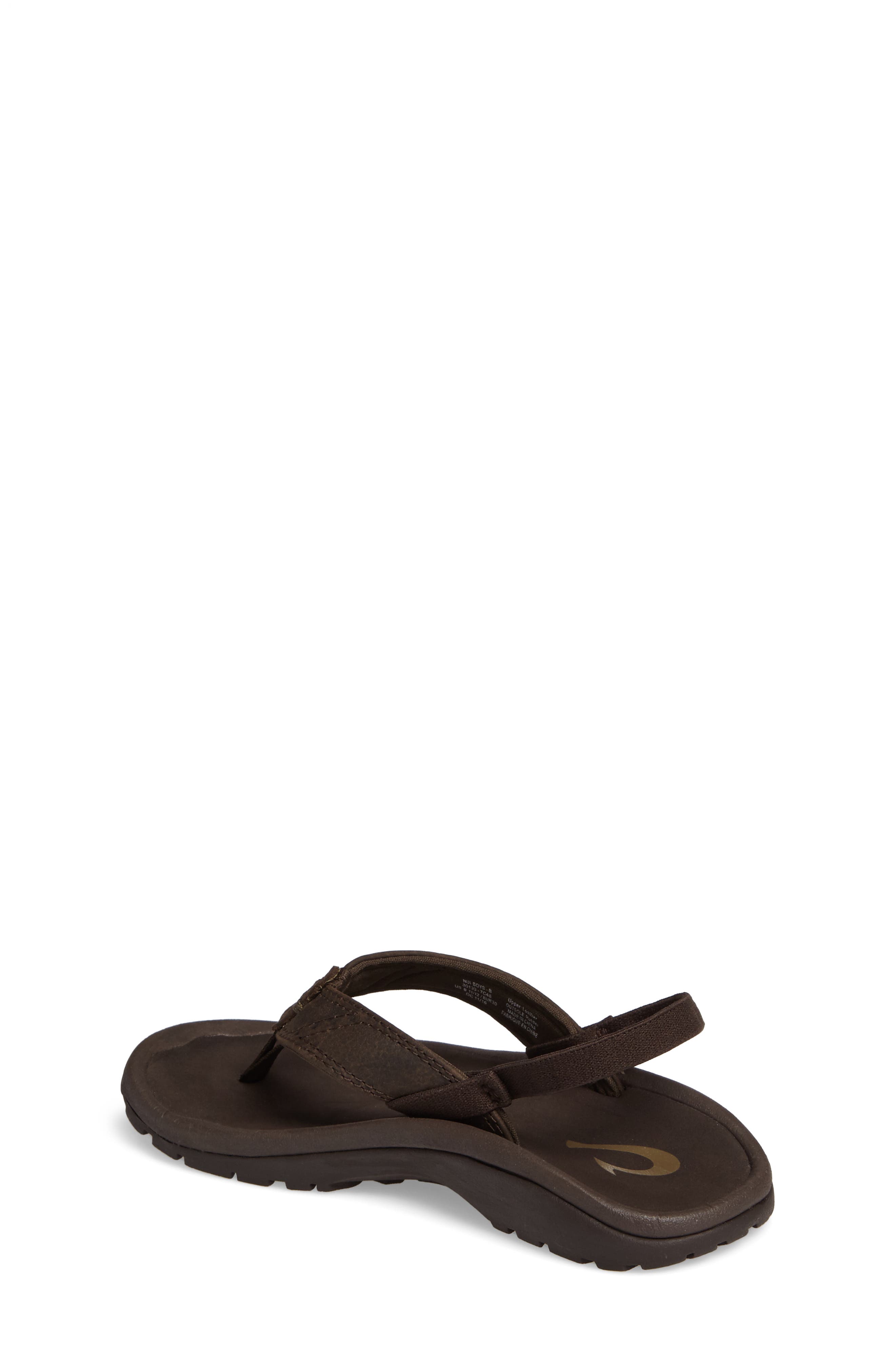 OluKai Nui Leather Sandal, Alternate, color, 