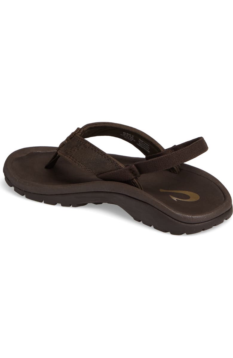 OluKai Nui Leather Sandal, Alternate, color,