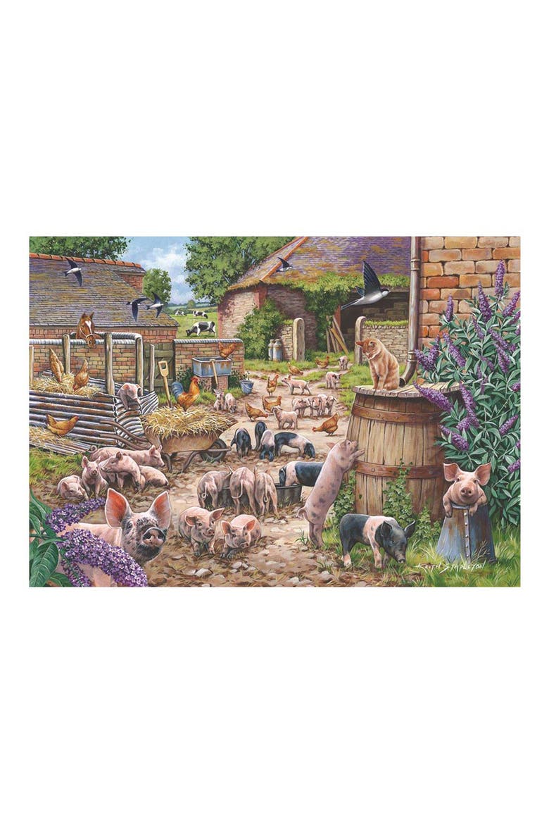 Piglet Pandemonium 500-Piece Jigsaw Puzzle, Alternate, color, NONE