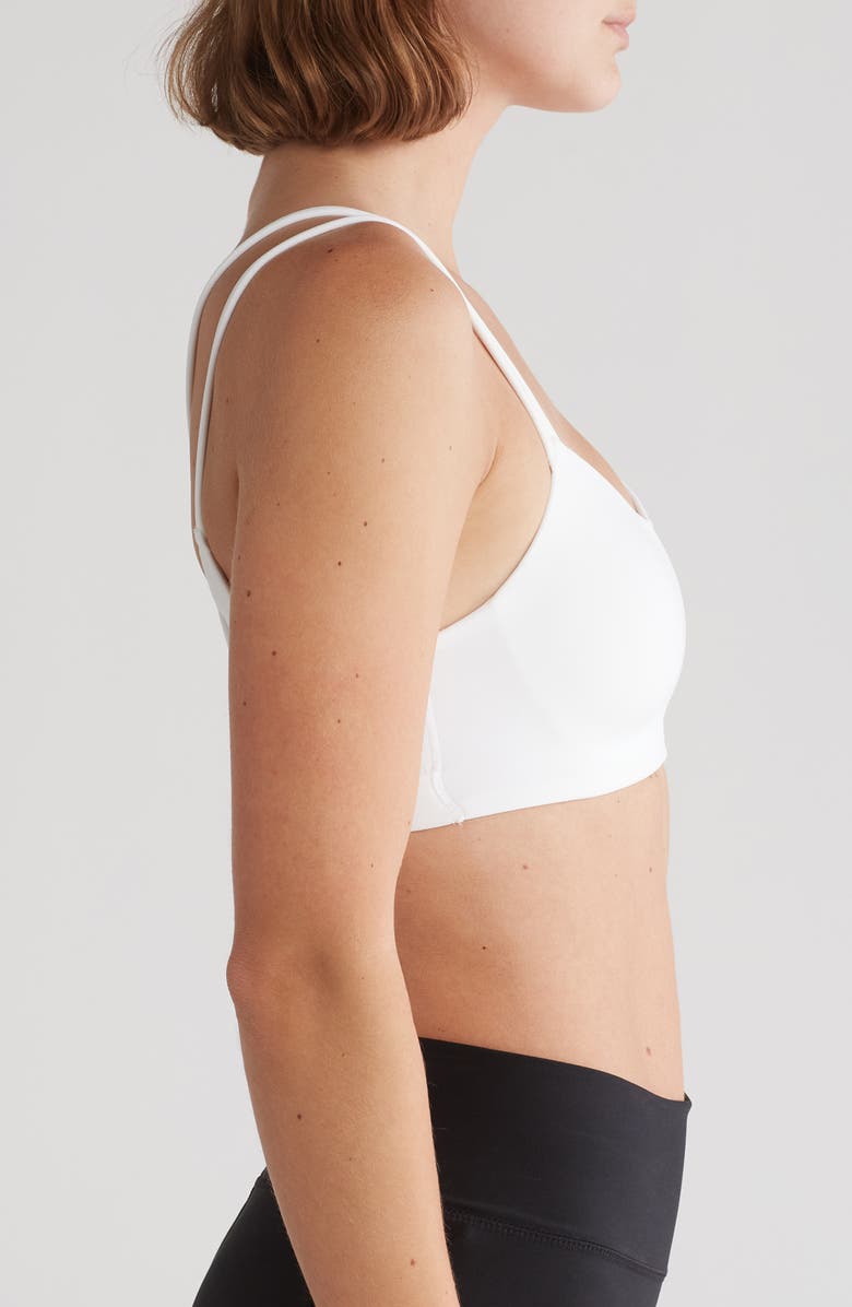 Nike Zenvy Strappy Light-Support Padded Sports Bra, Alternate, color, 100 White