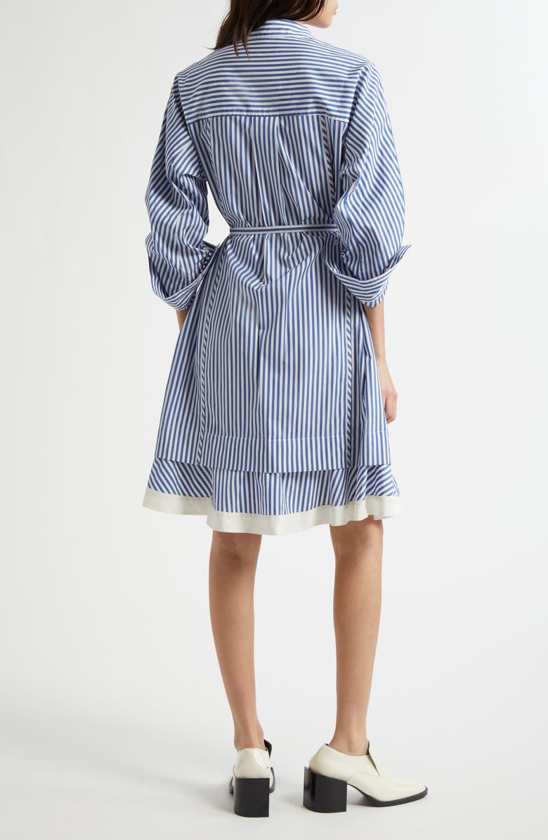 3.1 Phillip Lim Stripe Tie Waist Shirtdress, Alternate, color, 