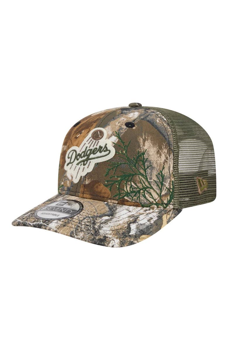 New Era Men's New Era Camo Los Angeles Dodgers Realtree 9SEVENTY Adjustable Hat, Main, color, Camo