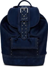 Desigual Medium Convertible Denim Bucket Backpack