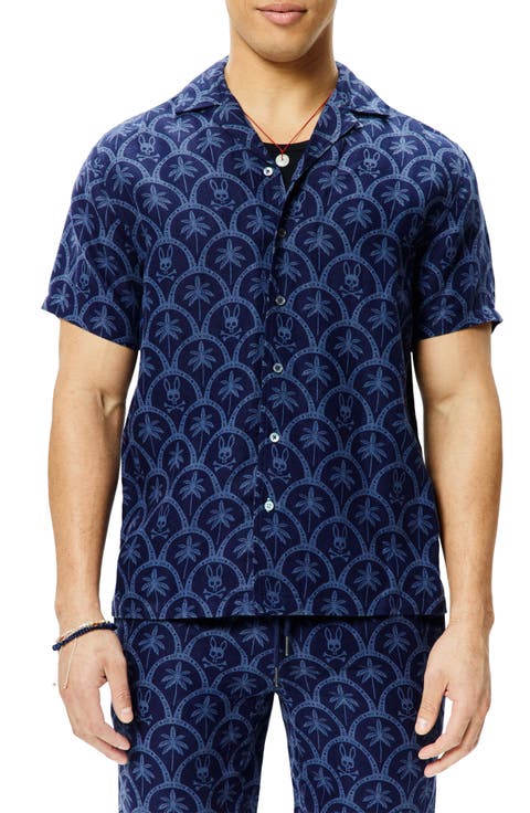 Brad Linen Blend Camp Shirt