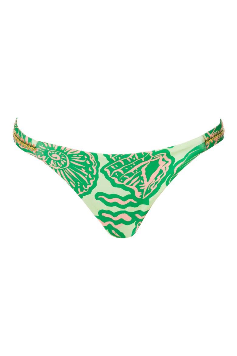 Quinn Printed Bikini Briefs, Alternate, color, BRIGHT GREEN