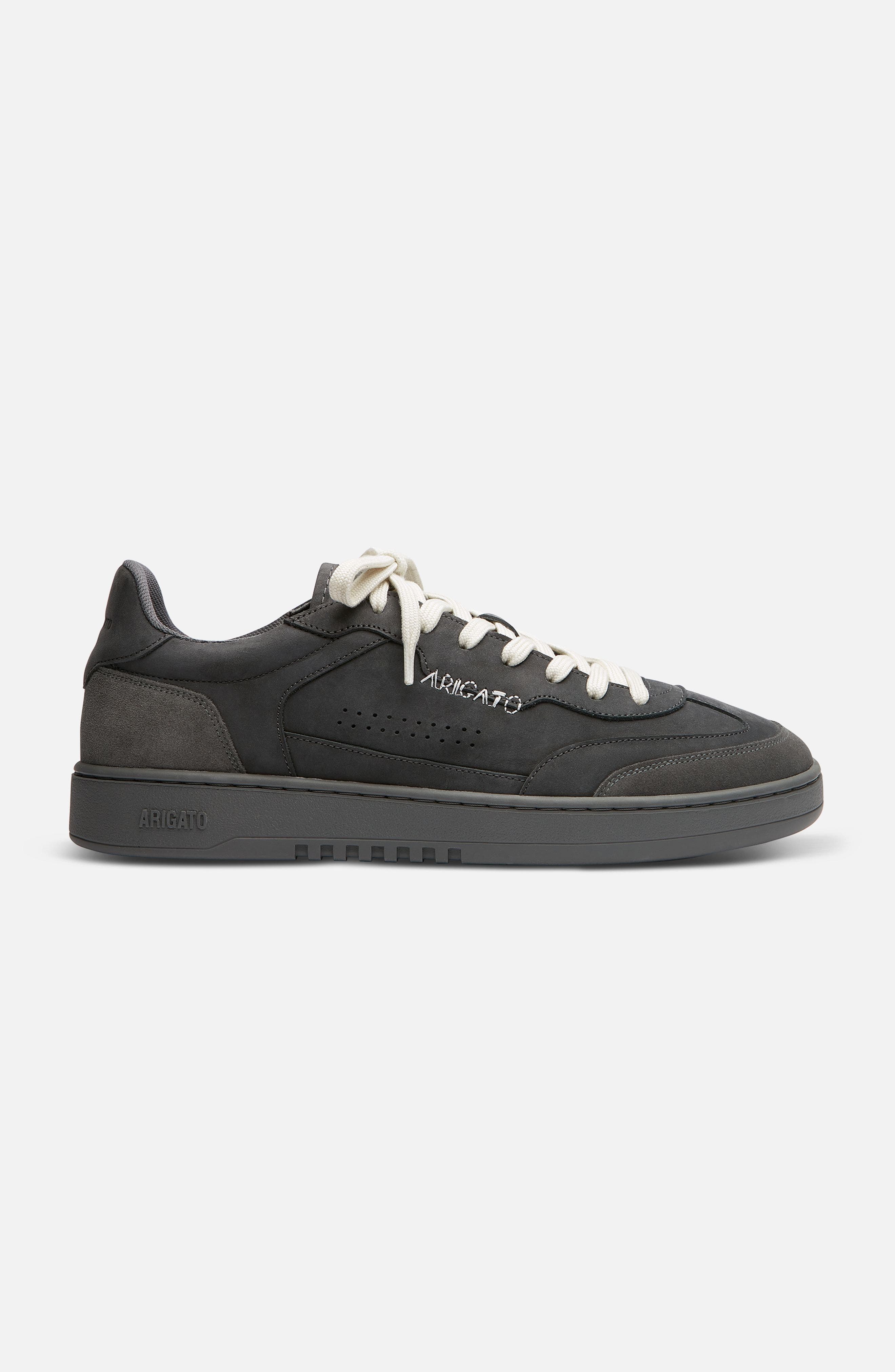 Axel Arigato Dice T-Toe Leather Sneaker - Men's, Alternate, color, Off Black/Off Black