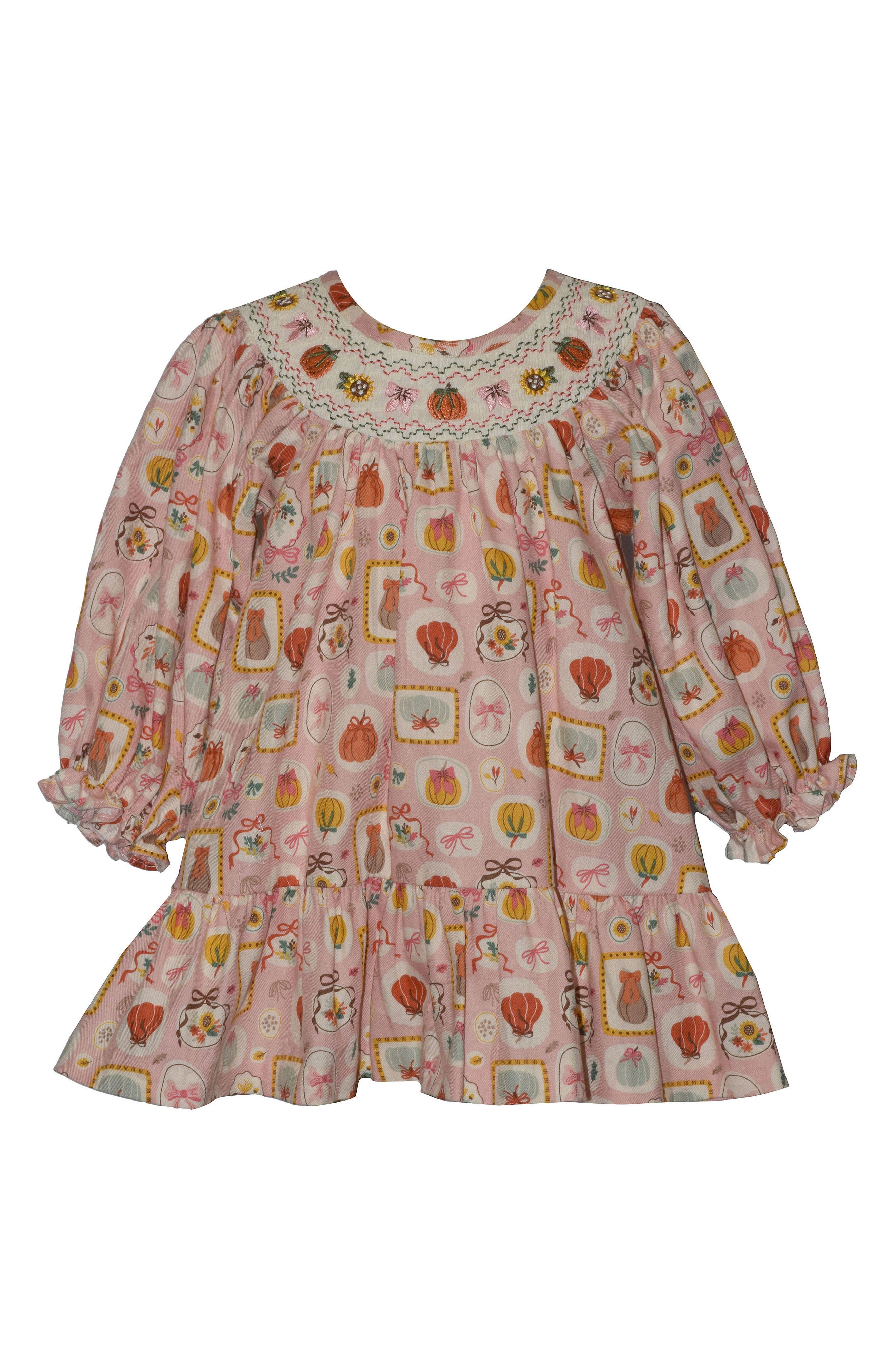 Kids' Smocked Cotton Dress