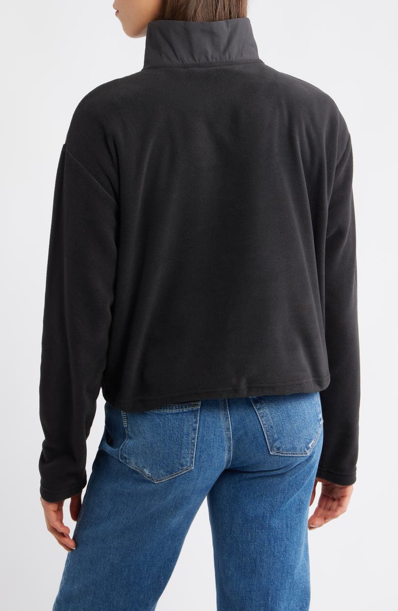 Helly Hansen Daybreaker Fleece Crop Pullover, Alternate, color, Black