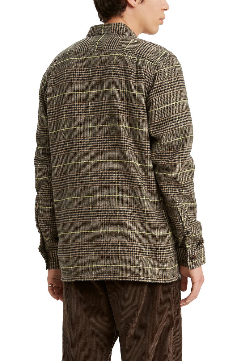 Levi's® Skate Plaid Button-Up Work Shirt, Alternate, color, SPHENE HARVEST GOLD
