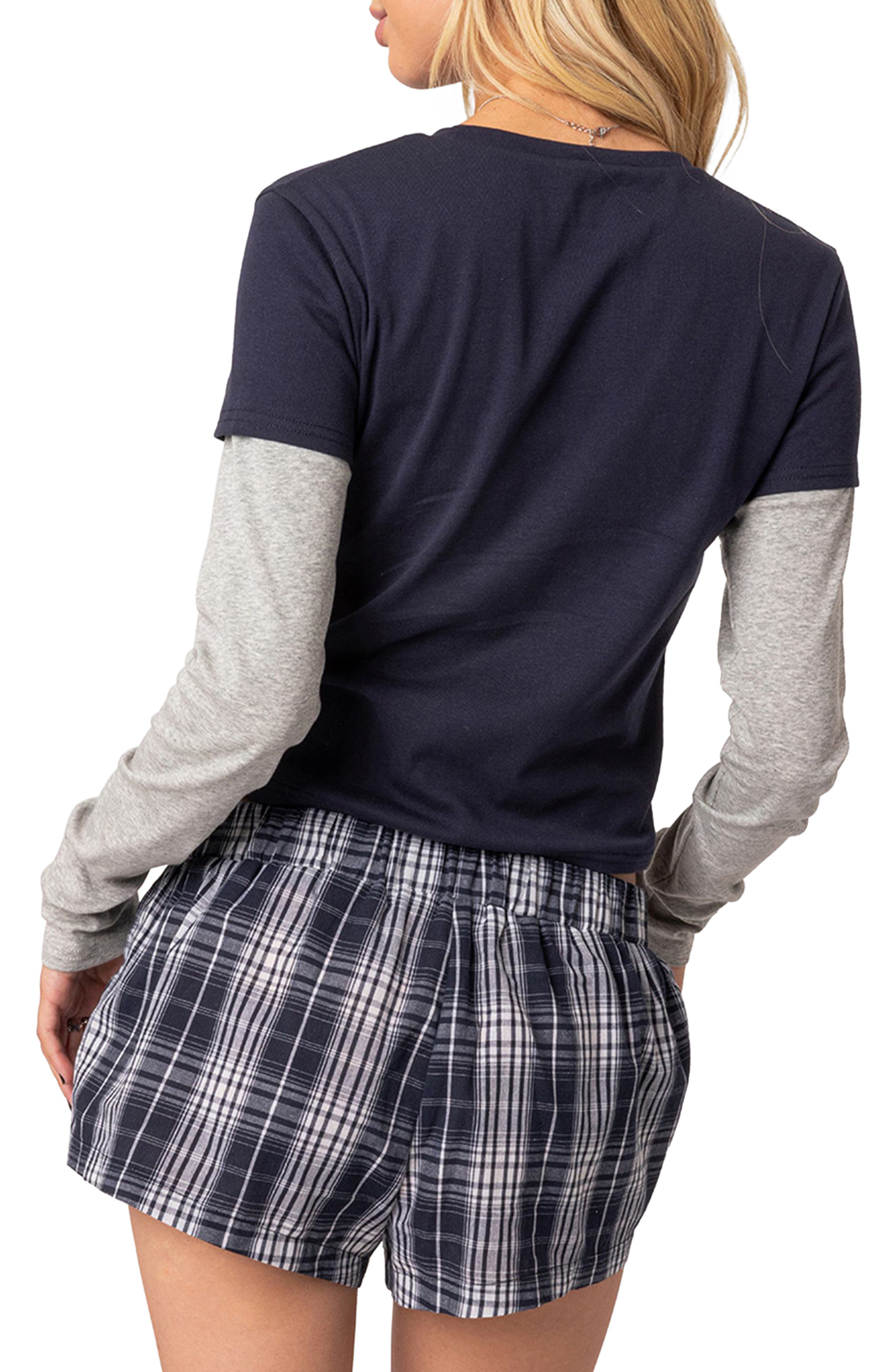 Mod Layered Long Sleeve T-Shirt - image 2