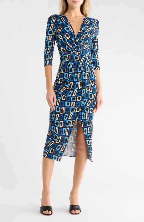 Malisa Silk Midi Dress