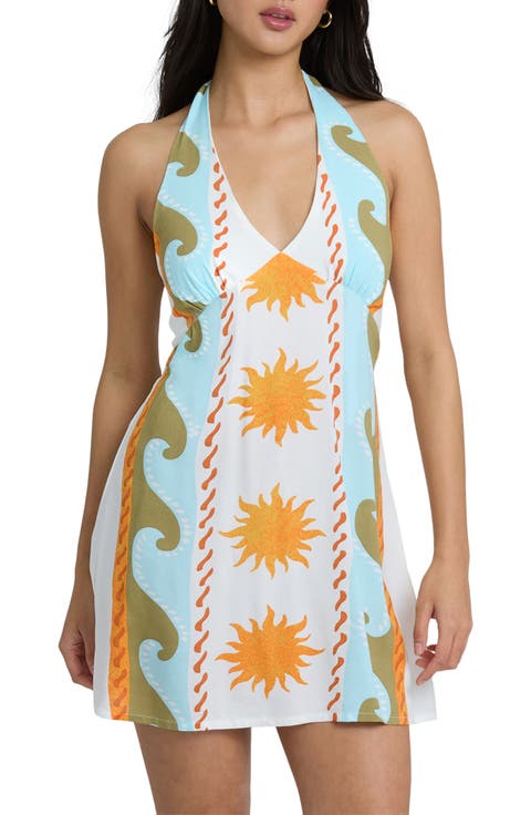 Sunny Sometimes Halter Minidress