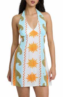 Sunny Sometimes Halter Minidress