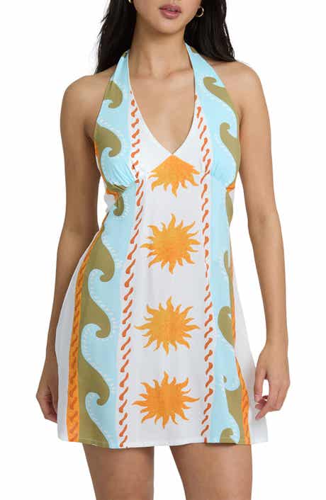 Sunny Sometimes Halter Minidress