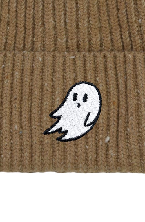 Dalix Ghost Fishermans Beanie Knit Watch Cap In Tan