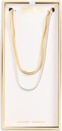 The M Jewelers Two-Tone Slinky Pre-Layered Necklace