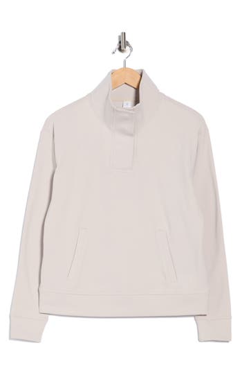 Yogalicious Polarlux Adaptation Half Zip Pullover In Gray