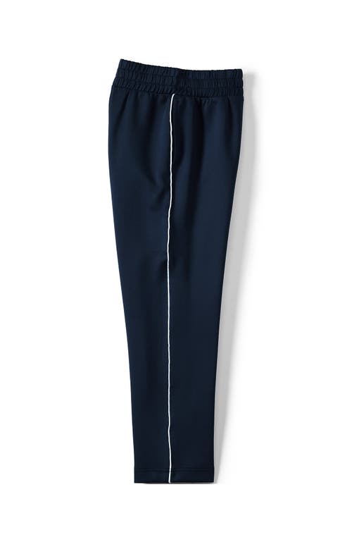 Lands' End School Uniform Coed Active Performance Track Pants In Black