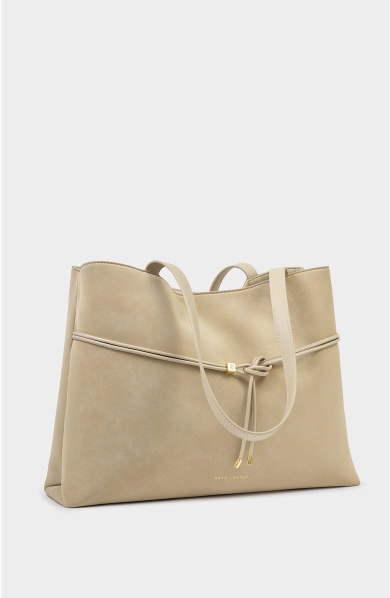 Katie Loxton Lori Tote Bag, Alternate, color, Desert Sand Suedette