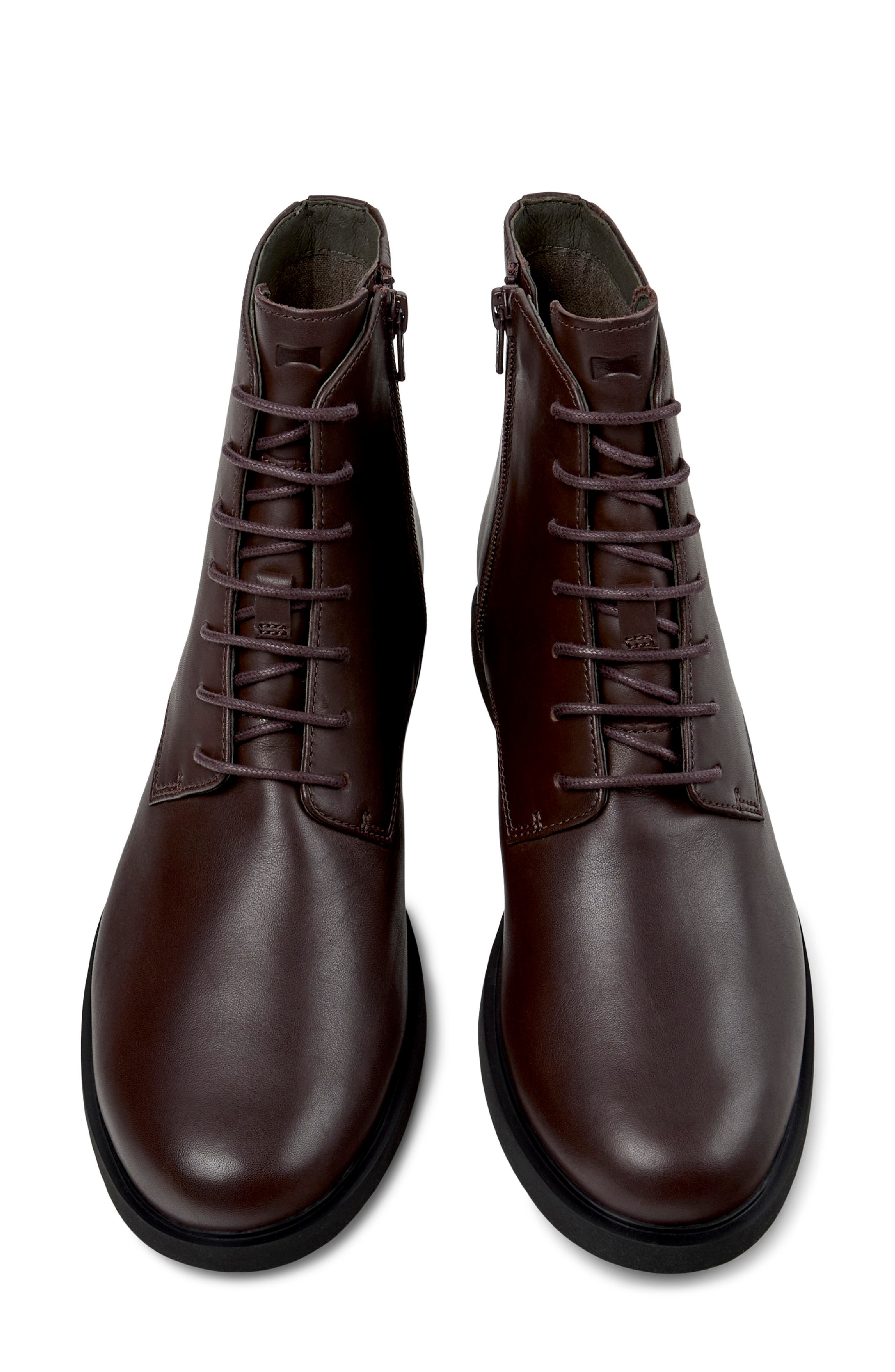 Camper Iman Water Repellent Boot, Alternate, color, Dark Brown