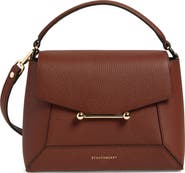 Strathberry Mosaic Leather Top Handle Bag