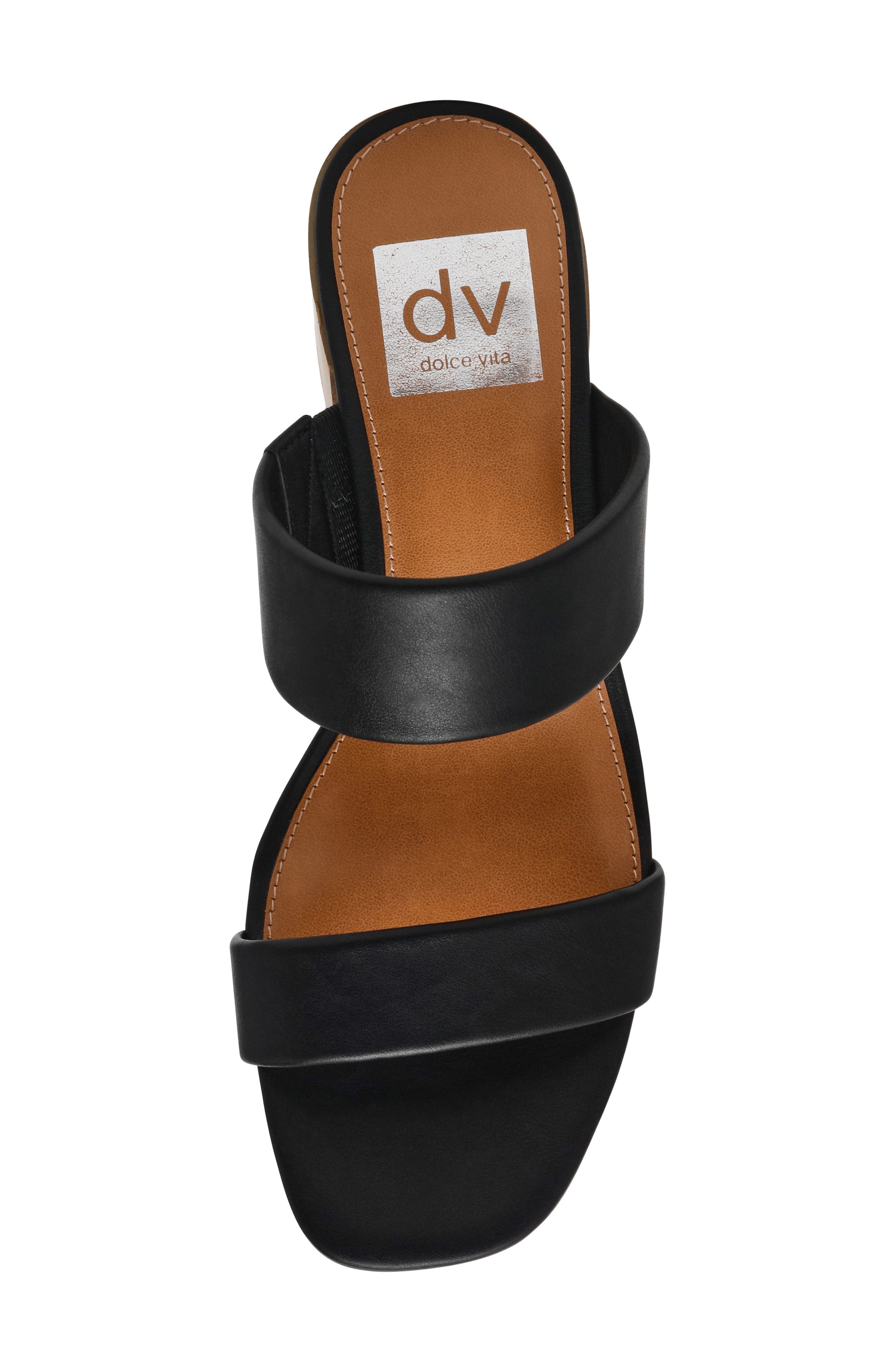 DV by Dolce Vita Sharona Block Heel Sandal, Alternate, color, Black