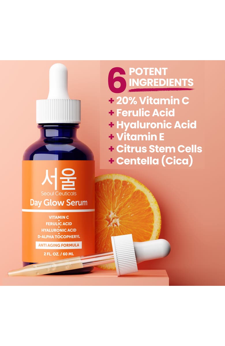 Seoul Ceuticals Korean Skincare Day Glow Vitamin C Serum, Alternate, color, Clear