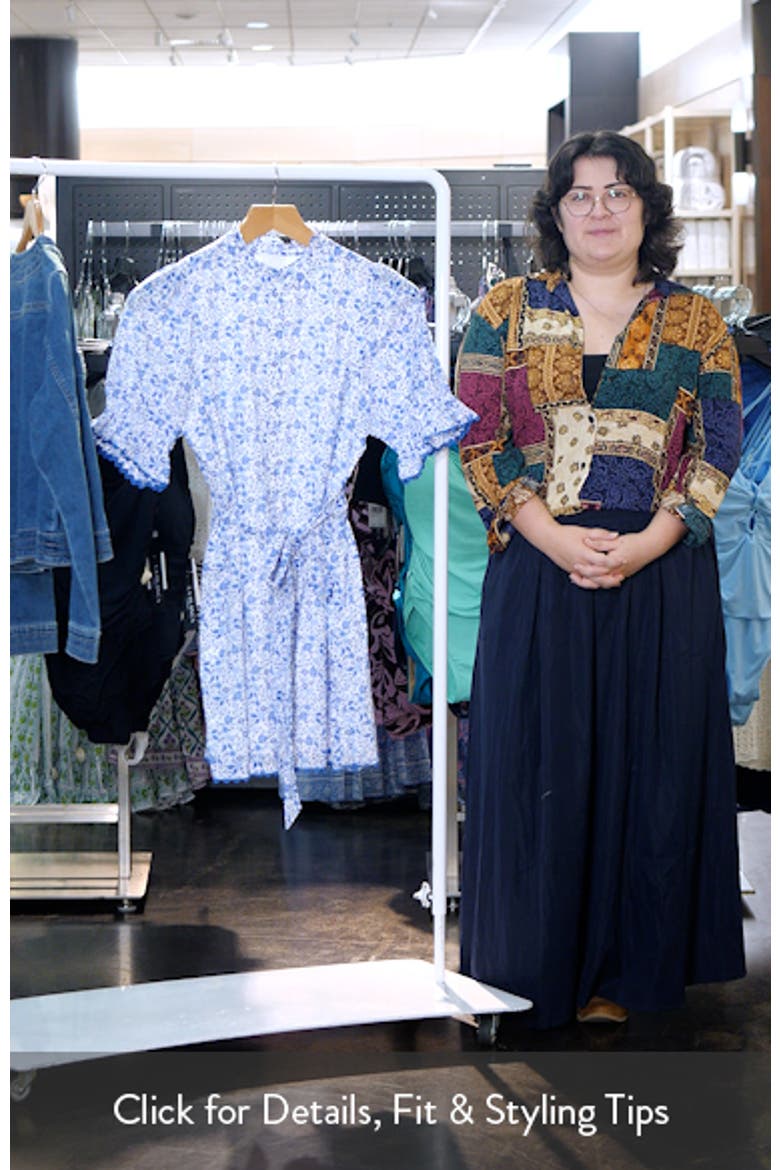 Maisie Floral Miana Cotton Shirtdress video