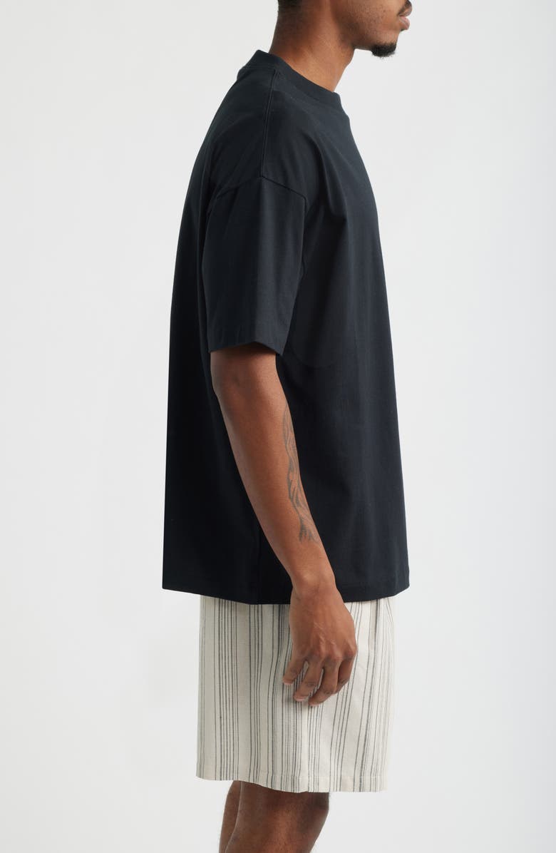 Fear of God Essentials Classic Cotton Logo T-Shirt, Alternate, color, Vintage Black