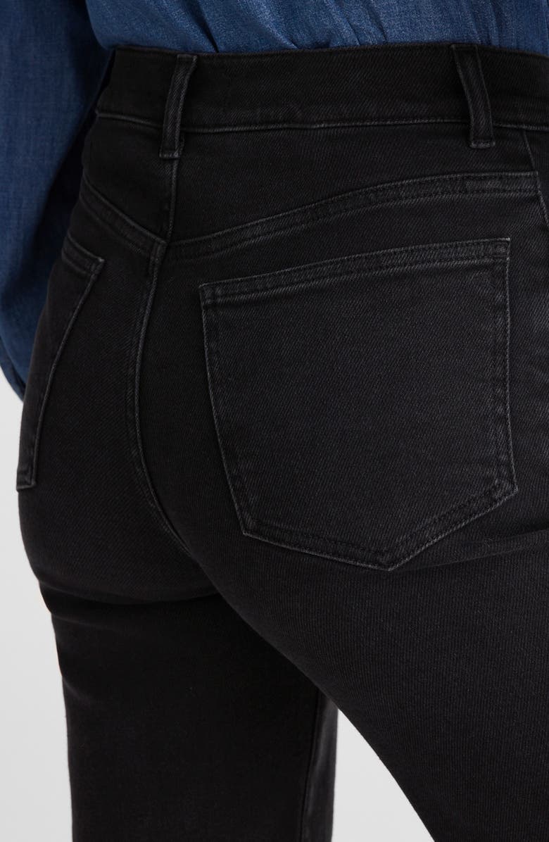 Madewell The Wide Leg Jeans, Alternate, color, Black Frost