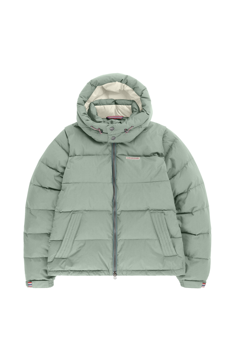 Amundsen Winter Down Jacket Womens, Main, color, Faded Woad Green