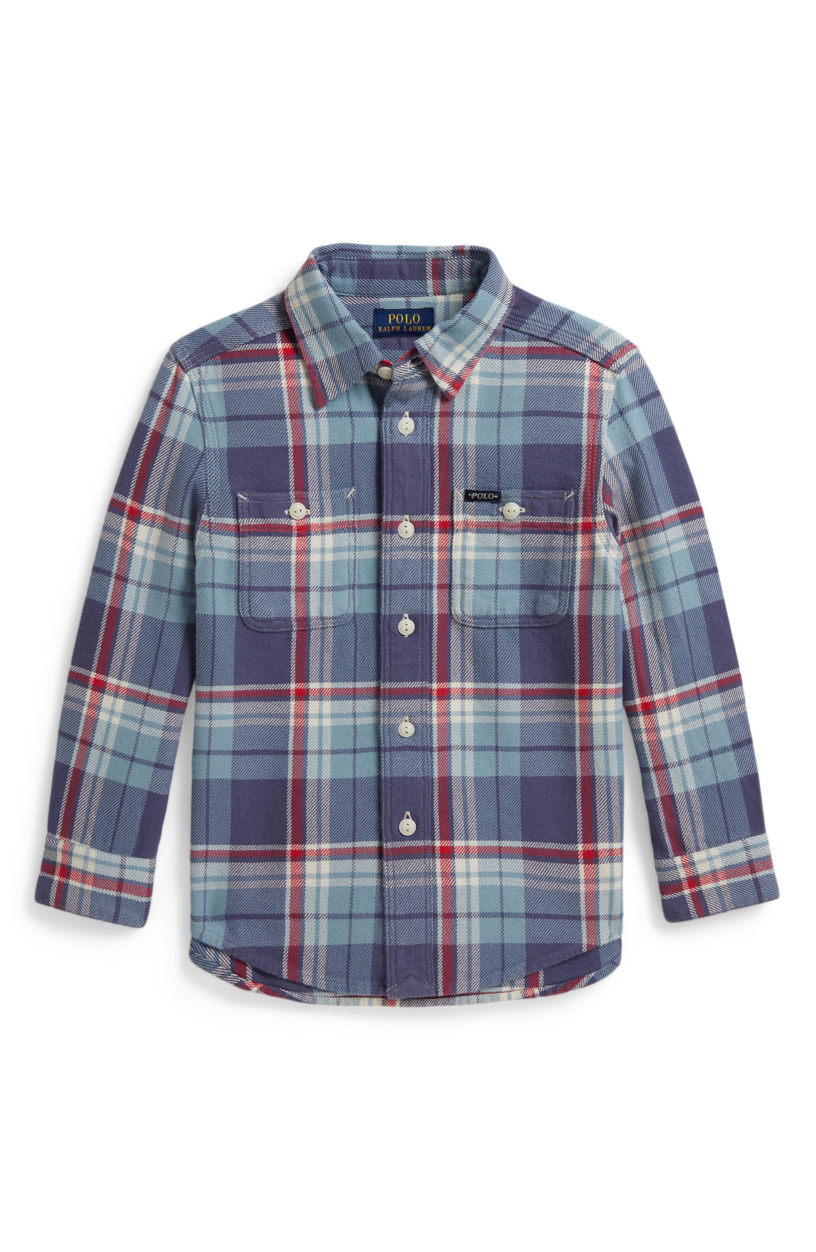 selected DUSTY BLUE RED MULTI