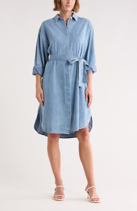 Long Sleeve Denim Shirtdress