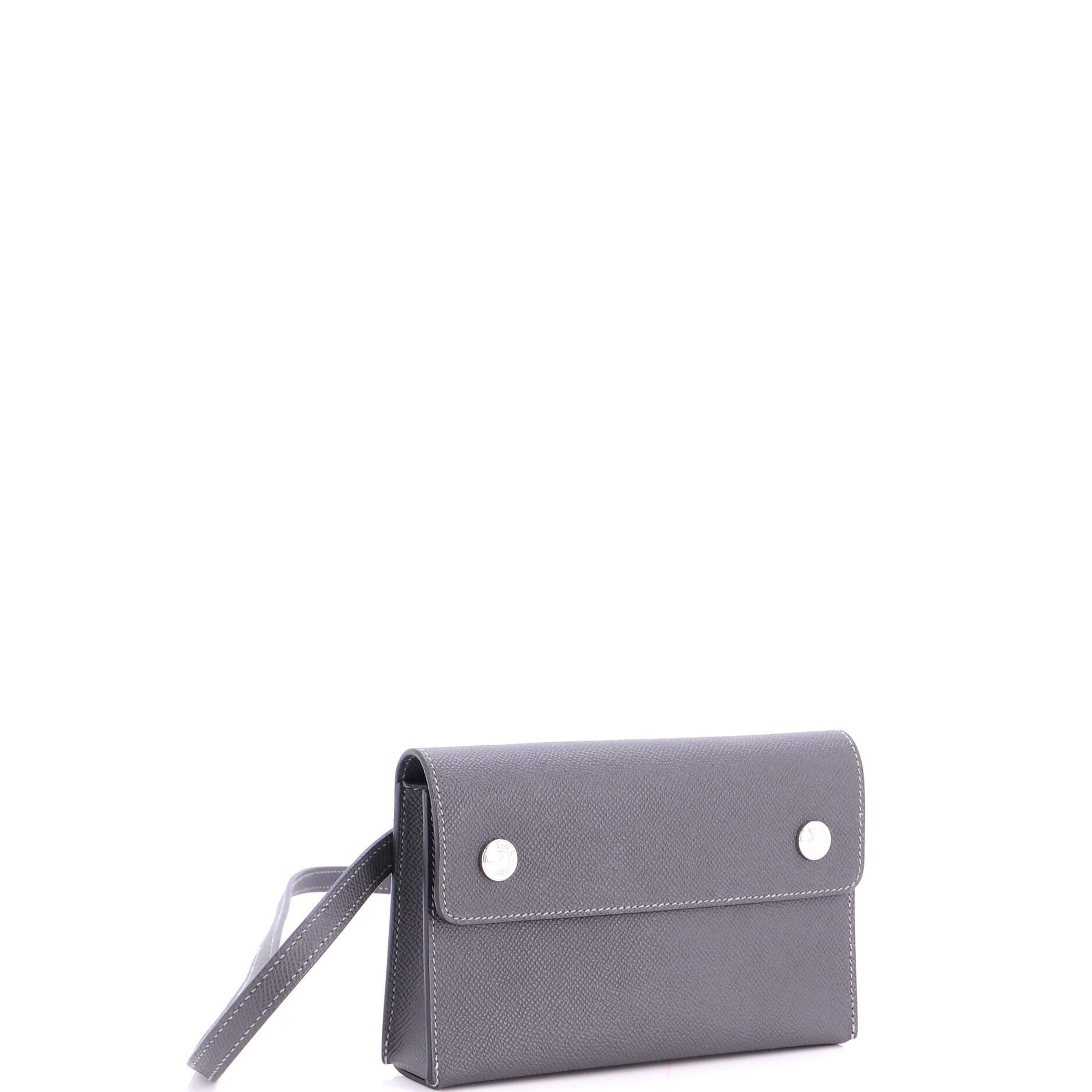 Hermesnap Wallet Bag Epsom, Alternate, color, Ardoise