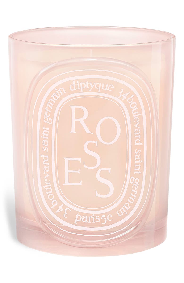 Diptyque Roses Medium Candle, Main, color, 