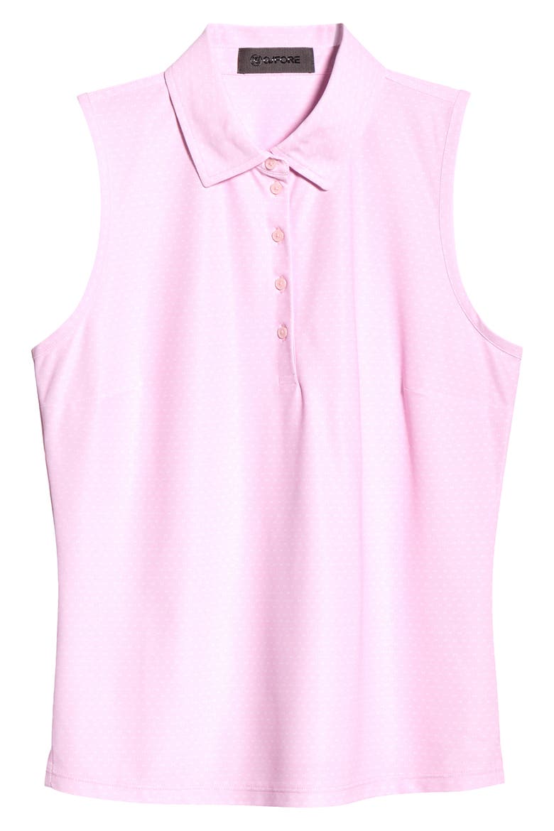 Golf Sleeveless Polo, Alternate, color, BLUSH