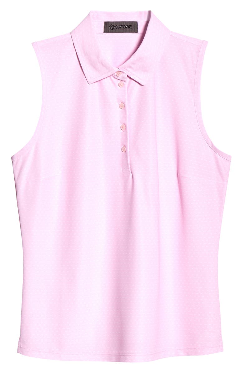 G/FORE Golf Sleeveless Polo, Alternate, color, Blush