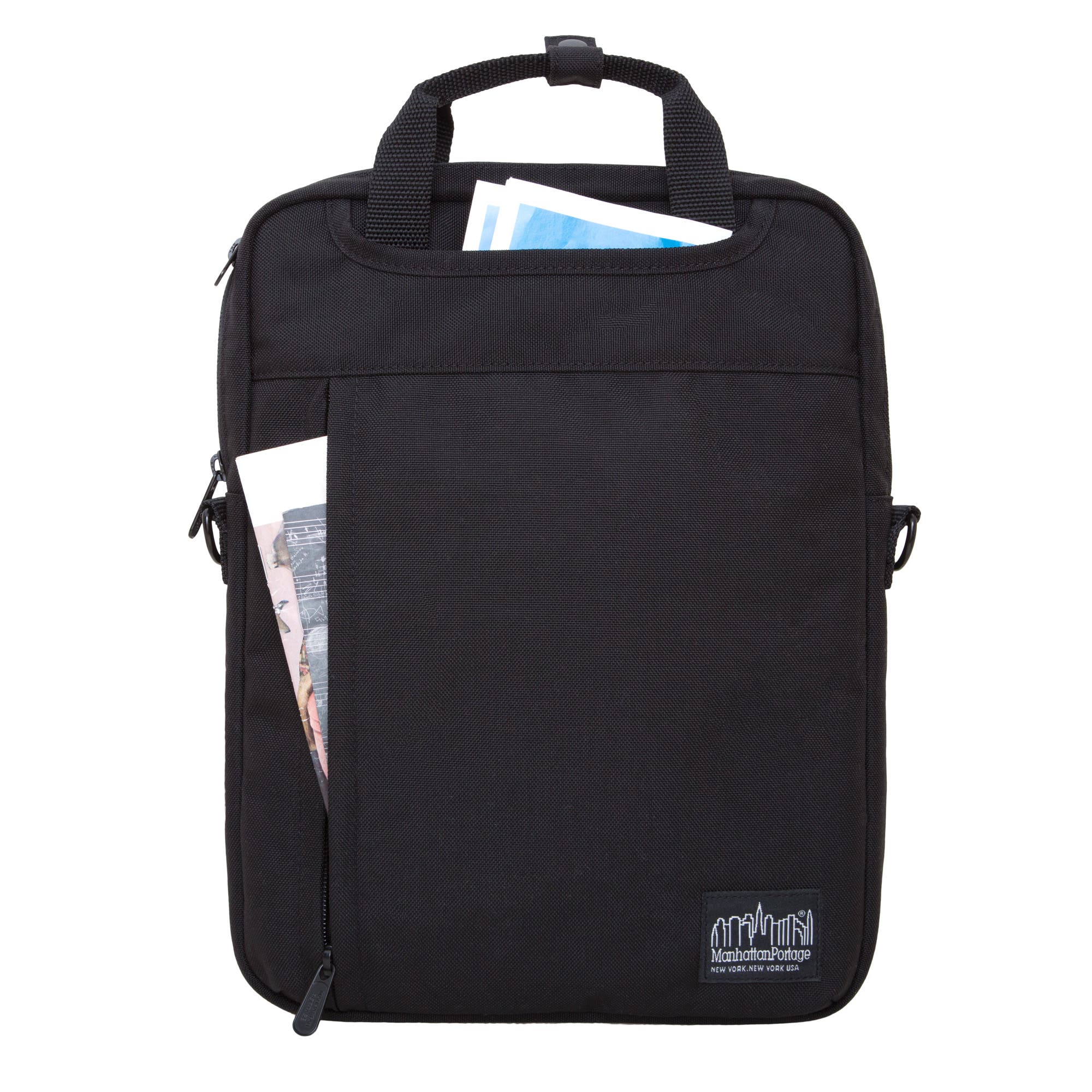Manhattan Portage Commuter Jr Laptop Bag, Alternate, color, Black