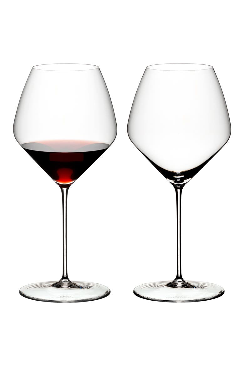 Veloce Old World Pinot Noir Wine Glass, Set of 2, Alternate, color, CLEAR