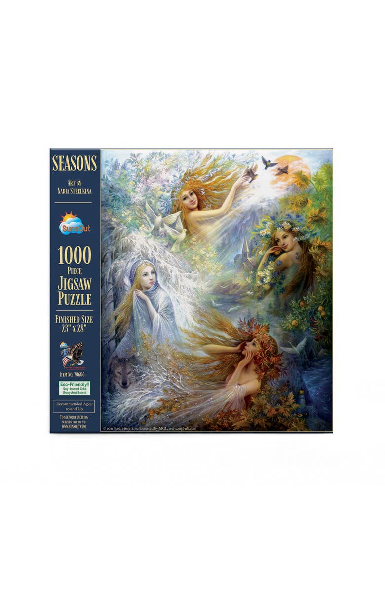 Sunsout Seasons 1000 piece Jigsaw Puzzle for Adults, Alternate, color, Multicolor
