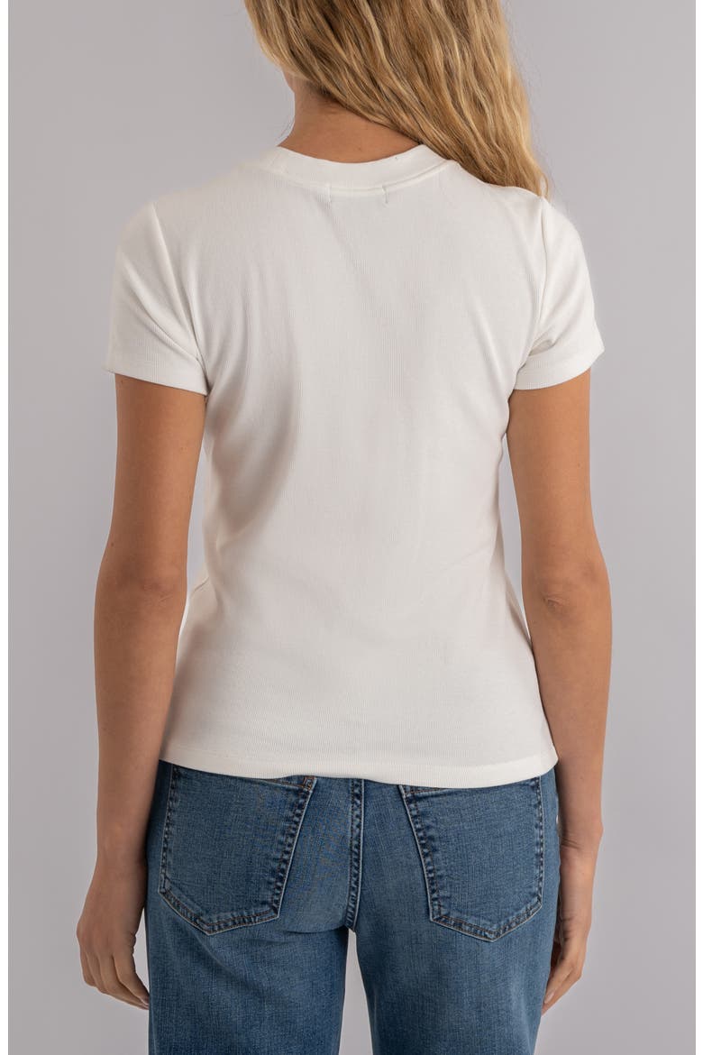 Langley Rib Top, Alternate, color, WHITE