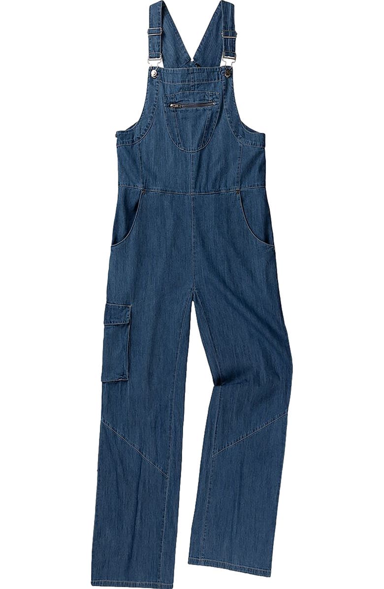 Backcountry Denim Overalls - Women
s, Main, color, Medium Indigo Wash
