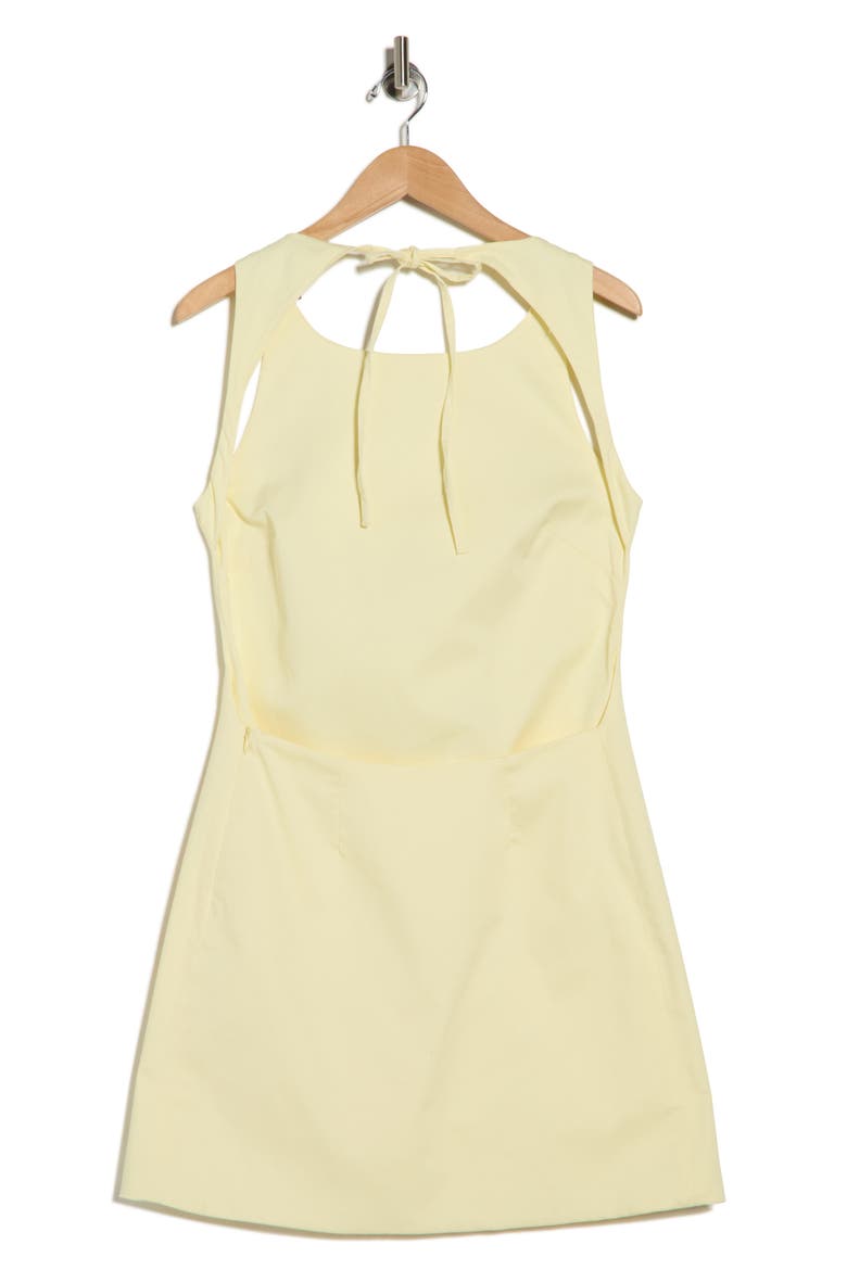 Ridroit Sleeveless Minidress, Alternate, color, JAUNE