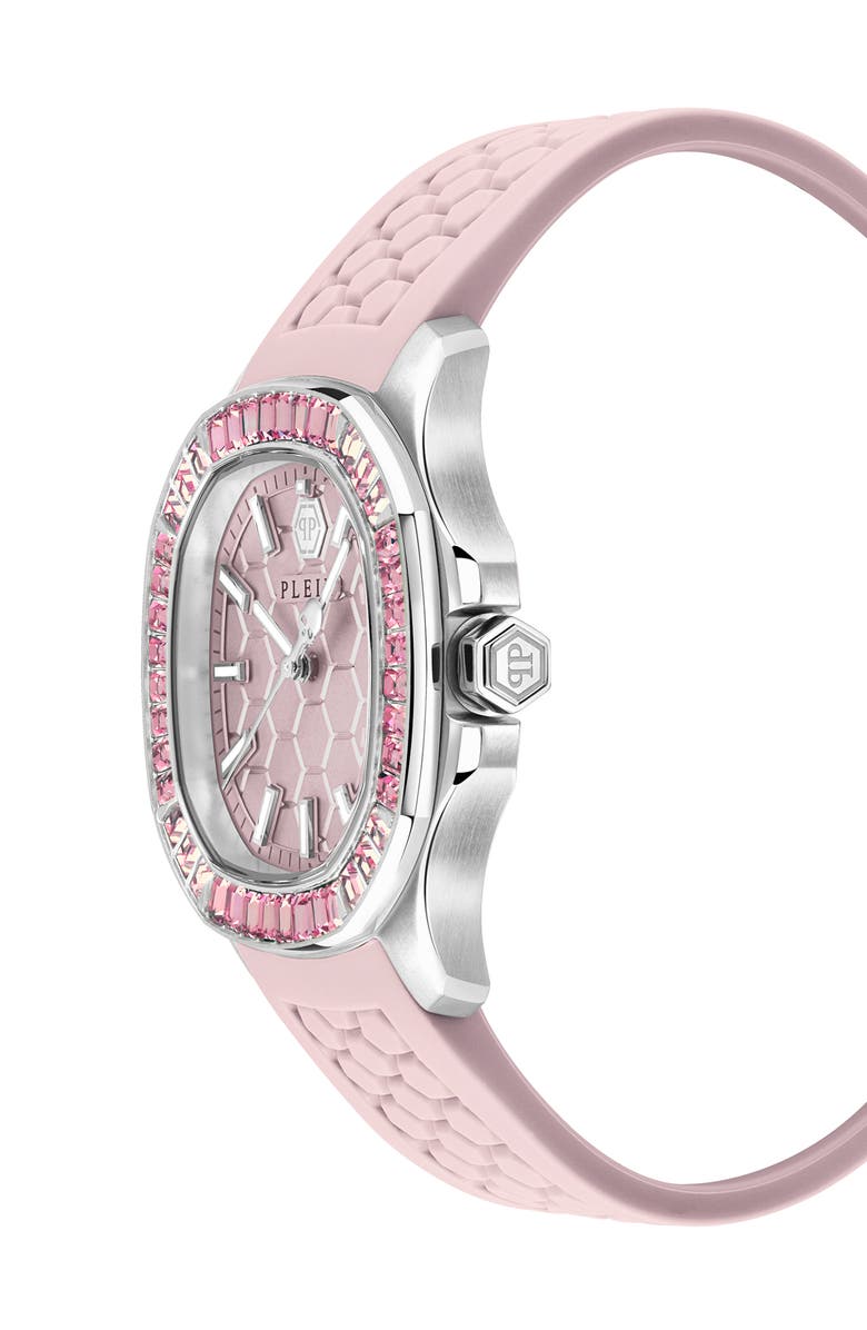 PHILIPP PLEIN Spectre Silicone Strap Watch, 38mm x 45mm, Alternate, color,