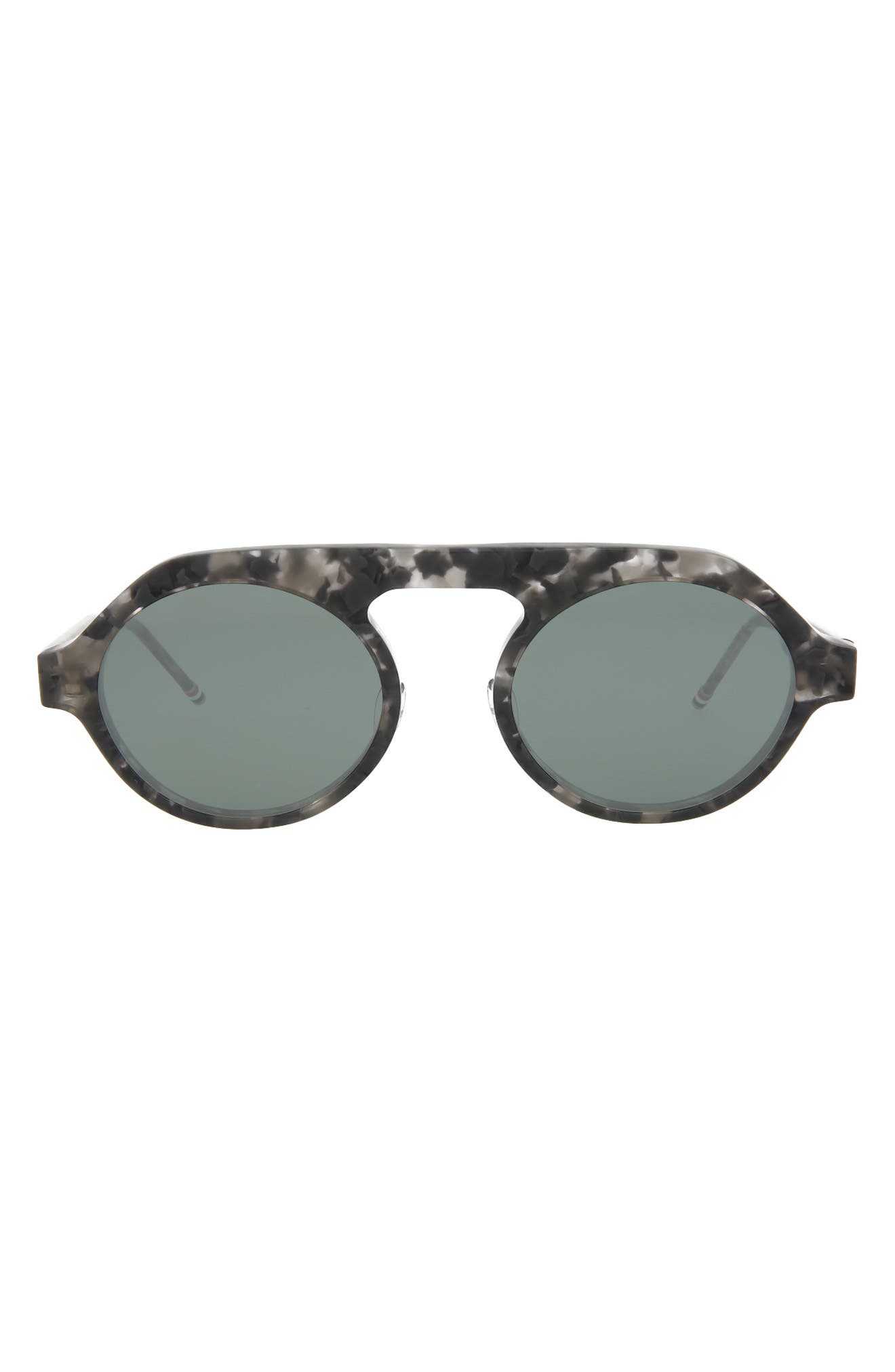 Thom Browne 52mm Oval Sunglasses