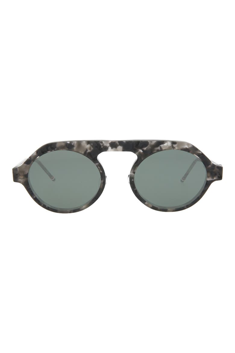 52mm Oval Sunglasses, Main, color, GREY TORTOISE