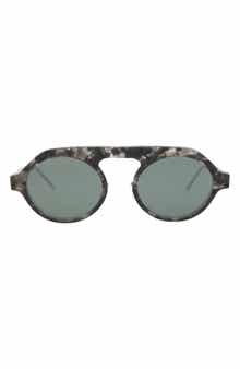 Thom Browne 52mm Oval Sunglasses