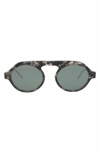 Thom Browne 52mm Oval Sunglasses