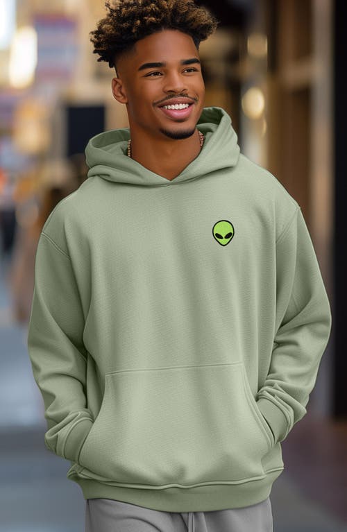 Dalix Alien Heavyweight Relaxed Mens Sweatshirt