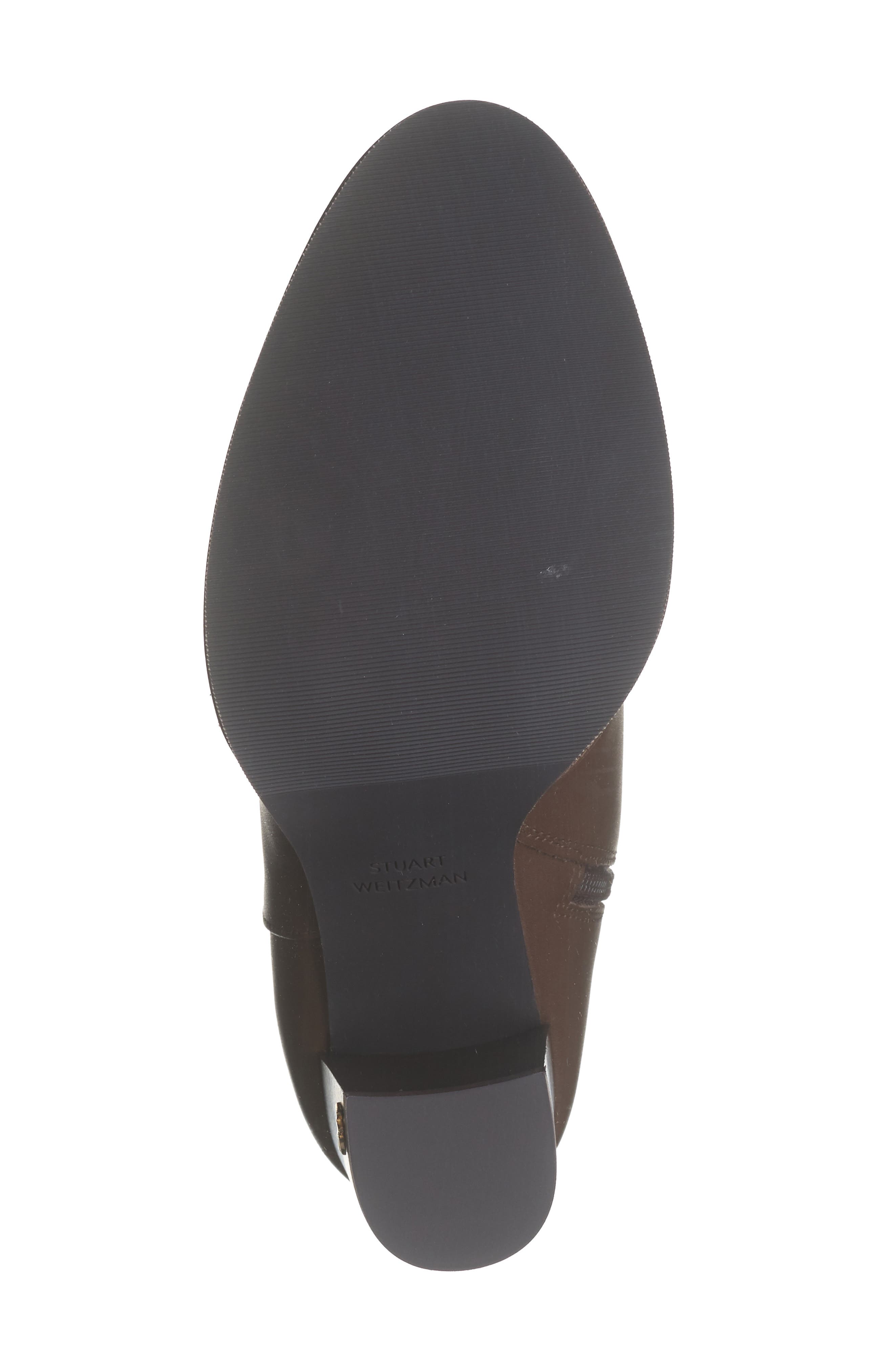 Stuart Weitzman Ryland Tall Leather Boot, Alternate, color, Espresso/ Dark Brown